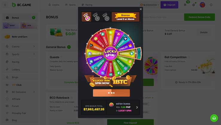 Unlock Exciting Rewards with the BC Game No Deposit Bonus" Bitcoín.com